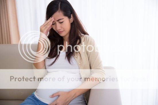 Pregnant Woman Upset