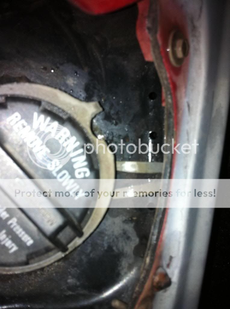 What are these holes near gas cap for? Ford Mustang Forums