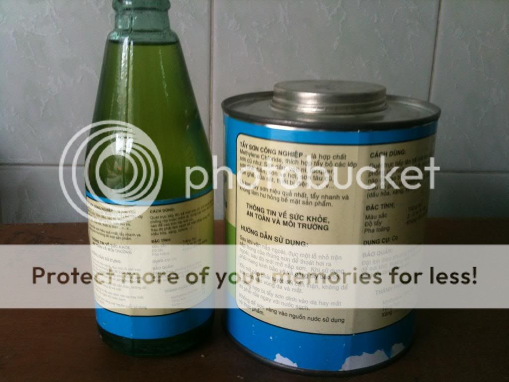 Hóa chất tẩy sơn trên kim loại và nhựa